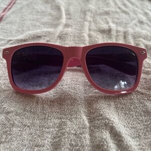 Vintage Barbie Pink Blue Lens Ray Ban Wayfarer Sunglasses Retro 80s 90s